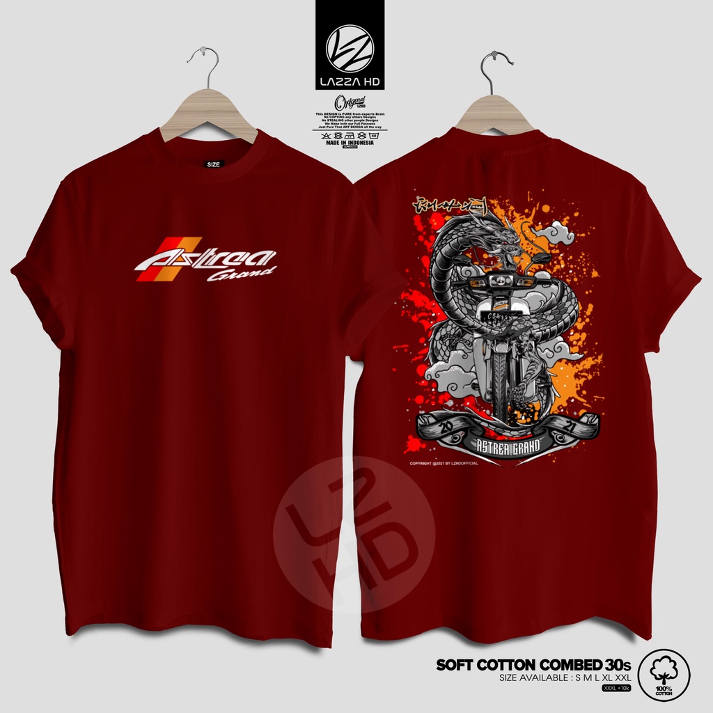 Jual Kaos Baju Distro Honda Astrea Grand Dragon Kualitas Premium Honda