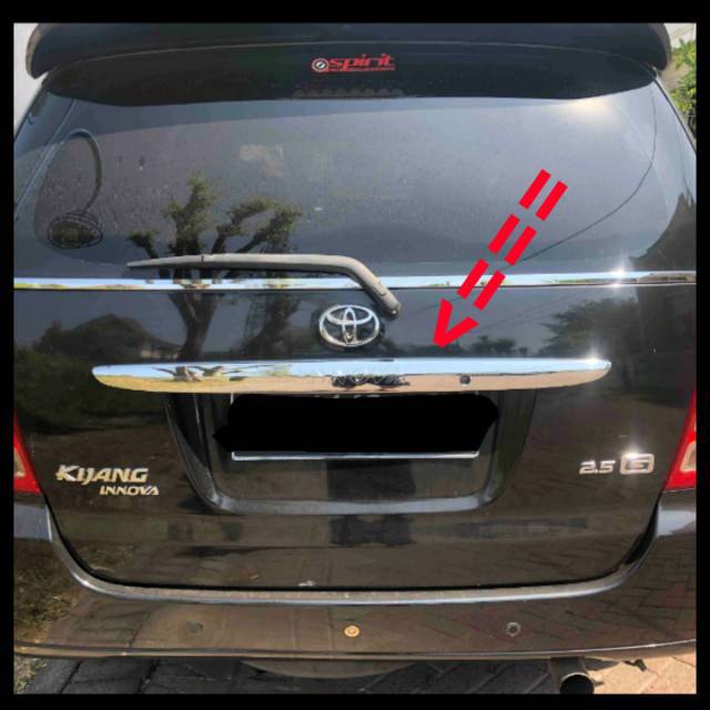 Jual List Lis Trundlite Belakang Pintu Bagasi Toyota Innova Inova Lama