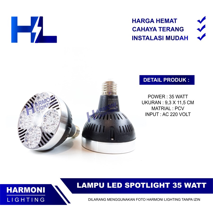 Jual Lampu LED Par 30 Sorot Spot Light Par30 35W 35 Watt Shopee Indonesia