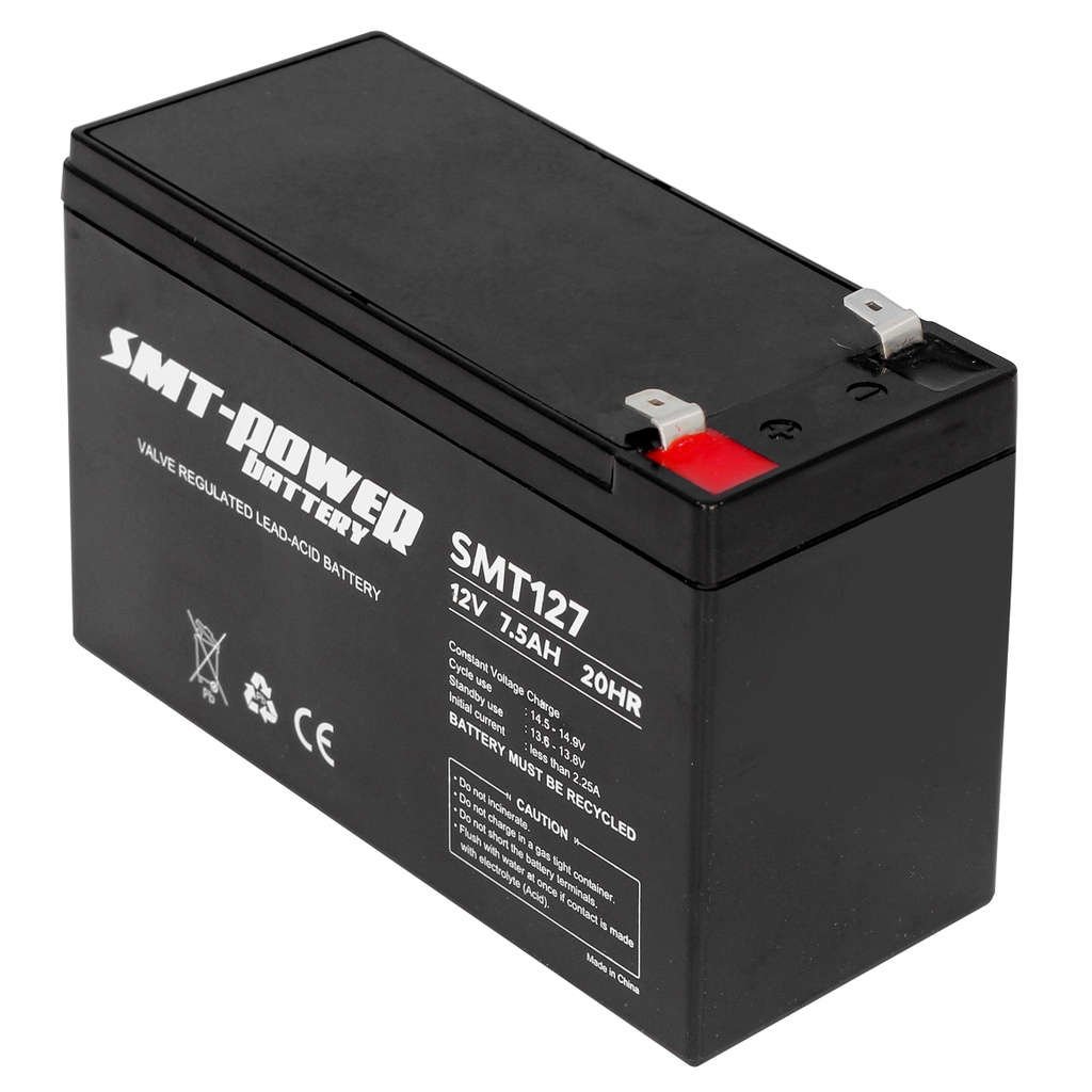 Jual Battery UPS Aki Kering Baterai SMT VRLA 12V 7 5Ah Garansi