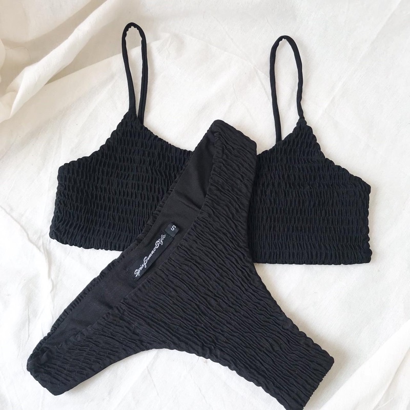 Jual SpringSummerStyle Tara Bikini Bikini Set Swim Beach Bikini Set Swimsuit Shopee Indonesia