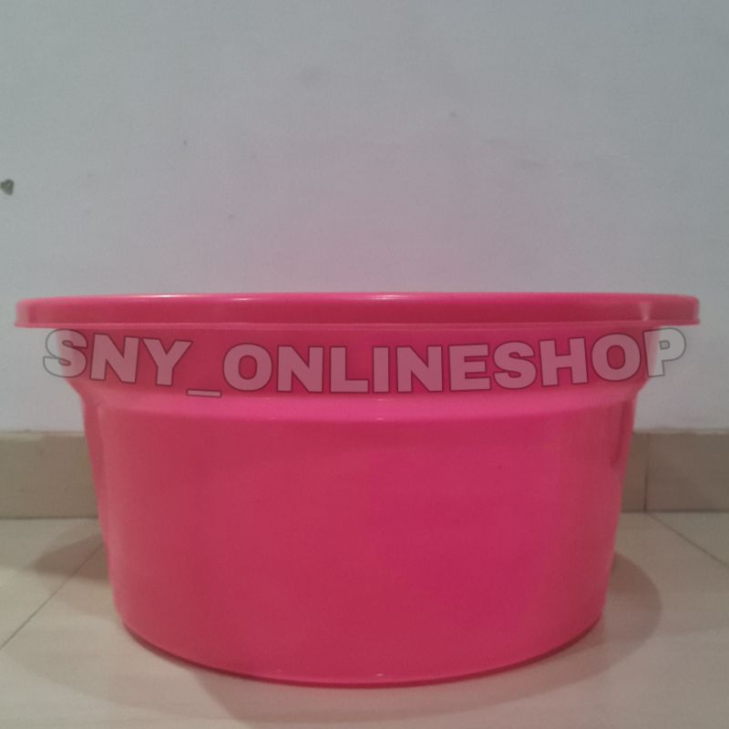 Jual Bak Bulat Ember Baskom Tempat Cuci Baju Plastik Pink