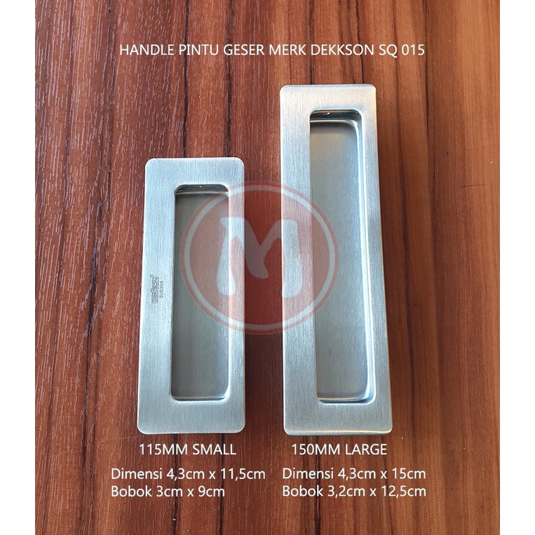 Jual PULL PLATE DEKKSON PP 015 SQ 150MM SSS Handle Tanam Pintu Sliding