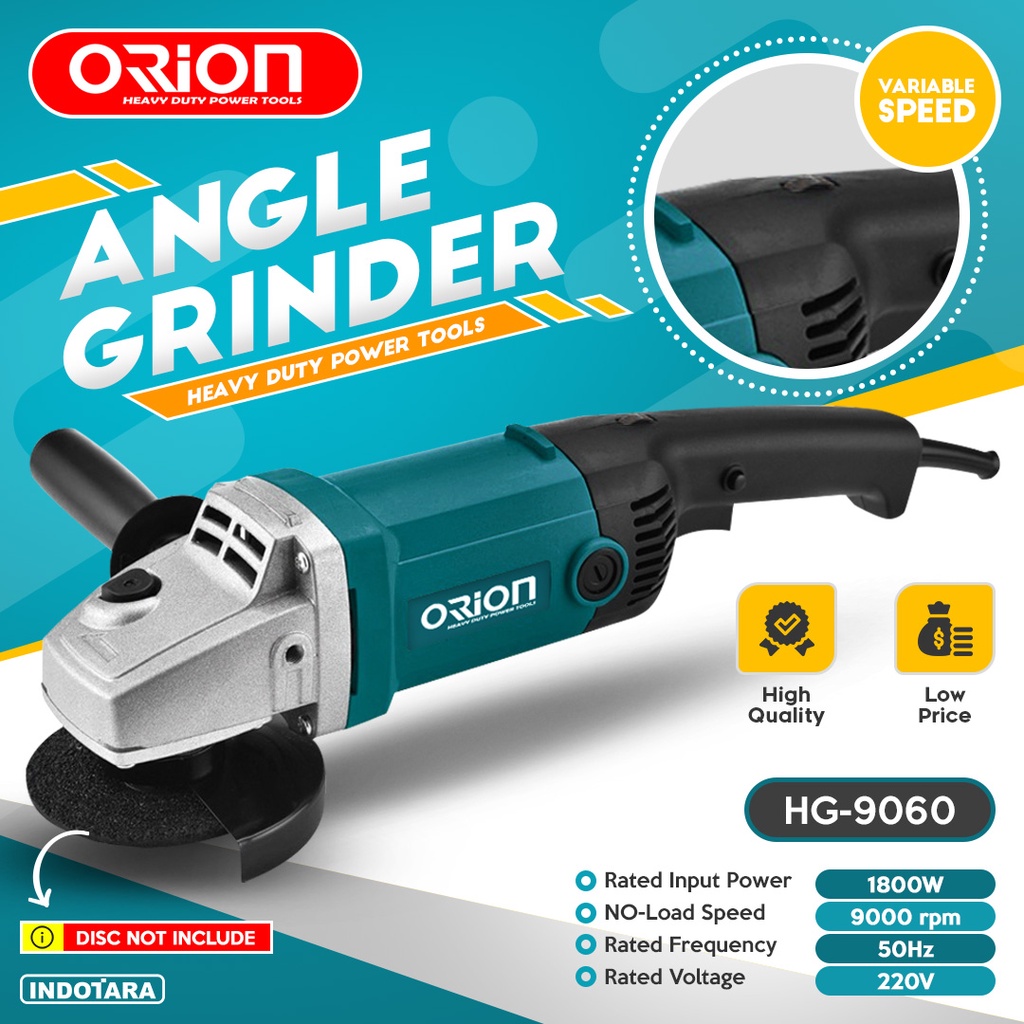 Jual Mesin Gerinda Tangan Inch Angle Grinder Inch Orion Hg