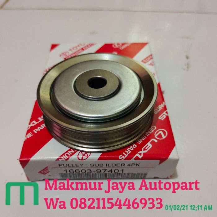 Jual PULLEY POLI TENSIONER AC PULLY ALTERNATIF 4PK AVANZA 1 3CC XENIA 1