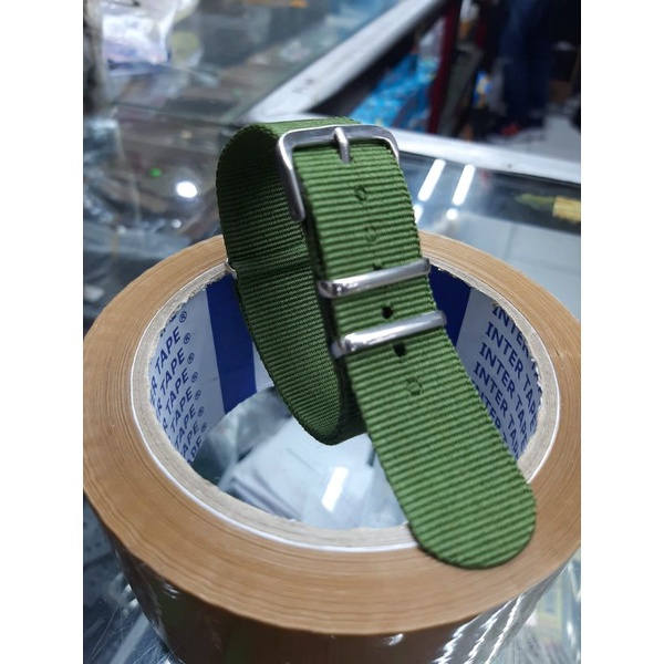 Jual Strap Tali Jam Tangan Kanvas Panjang Tali Kanfas Nato Tali Kanvas