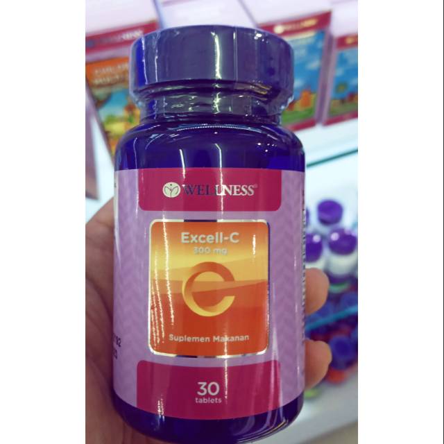 Jual Wellness Excell C Vitamin C 300mg Isi 30 Tablets Shopee Indonesia