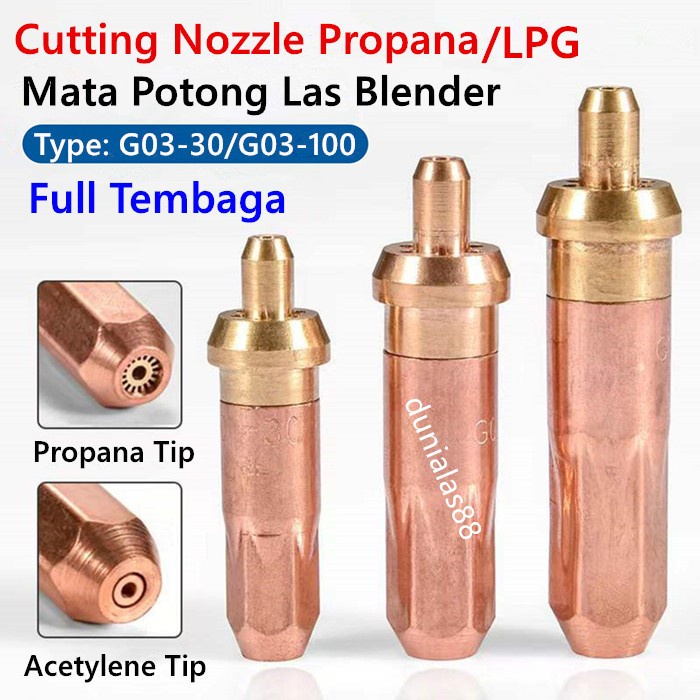 Jual Cutting Tip Nozzle G G Mata Potong Las Blender Propana