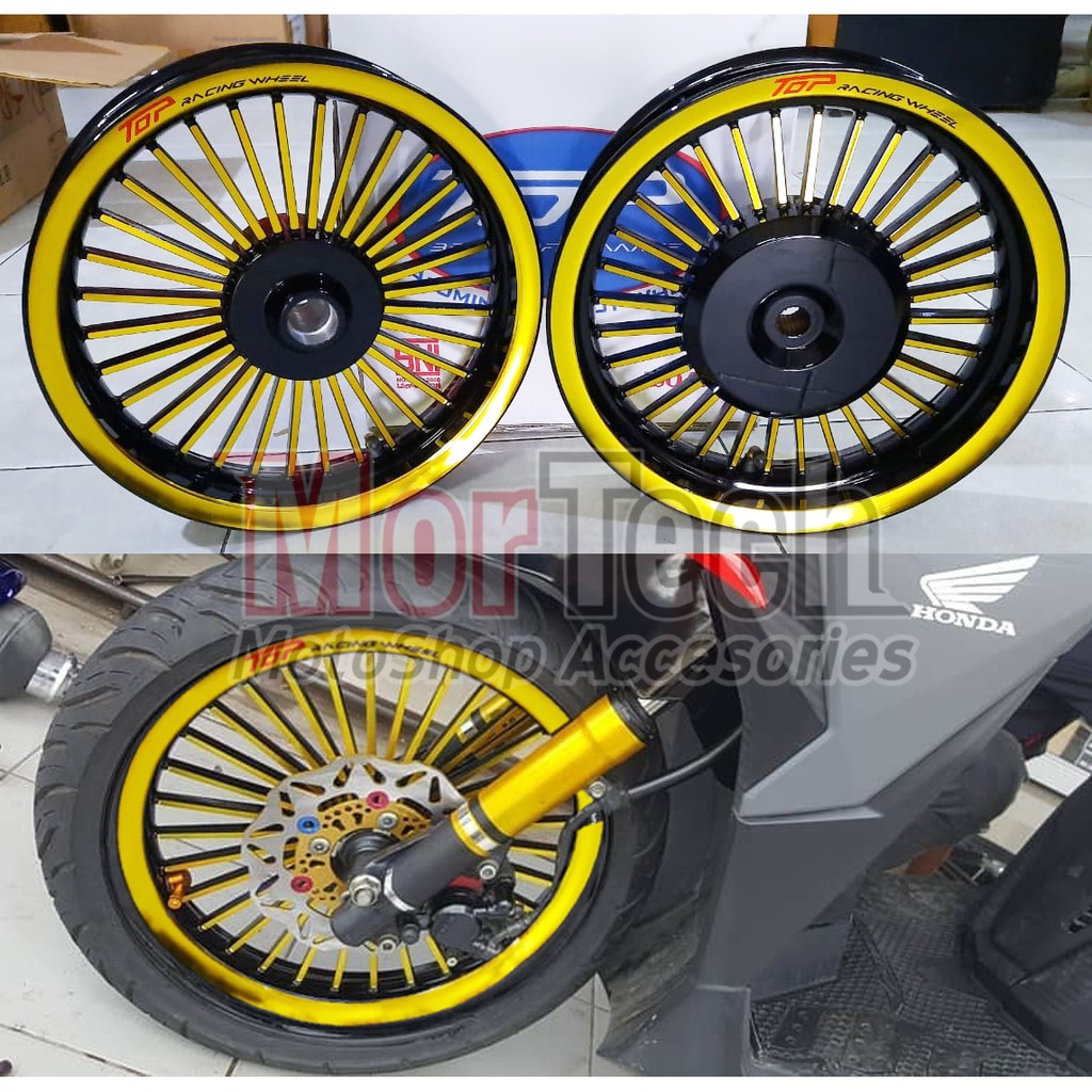 Jual Velg Pelek Racing Top Retro Ring Ukuran Lebar