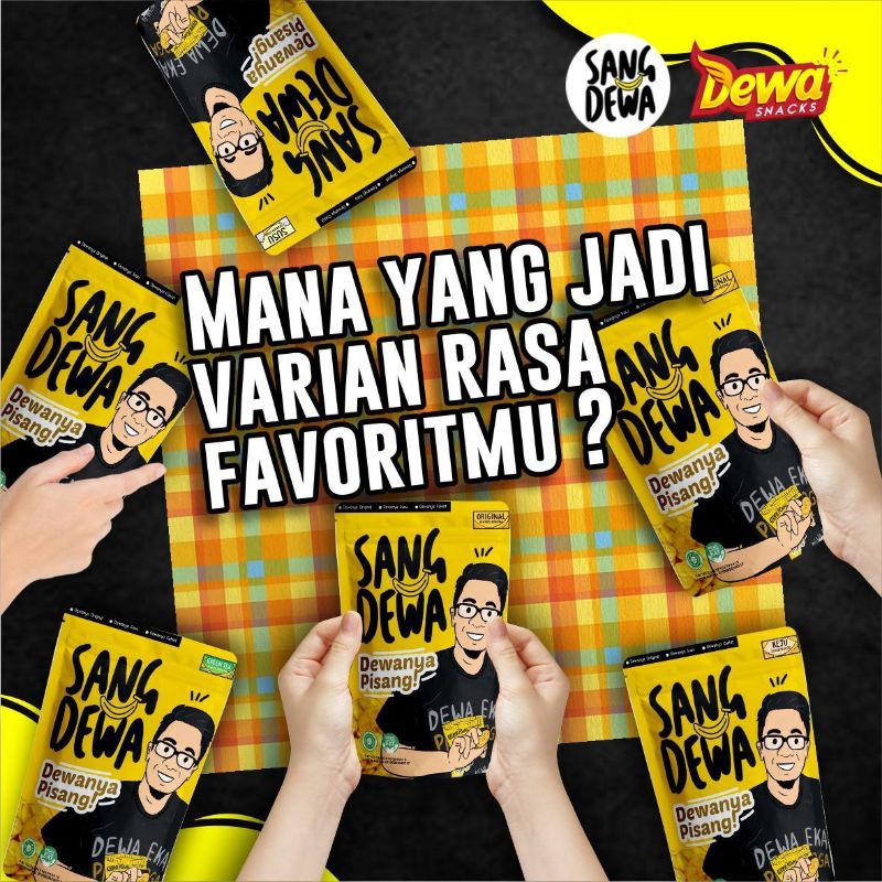 Jual NEW Sang Dewa All Varian Keripik Pisang Kekinian Nagihin Shopee