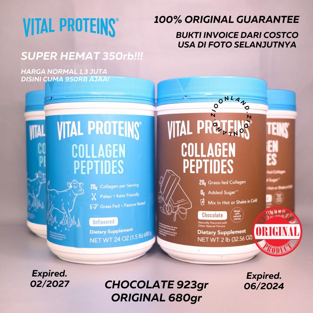 Jual VITAL PROTEINS COLLAGEN PEPTIDES UNFLAVORED 680gr 510gr 340gr