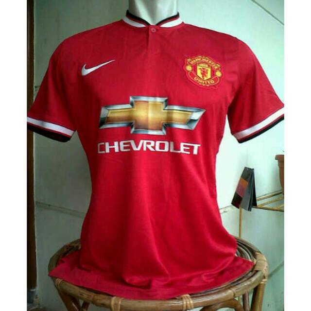 Jual Jersey Grade Ori Manchester United Home 14 15 Retro Shopee