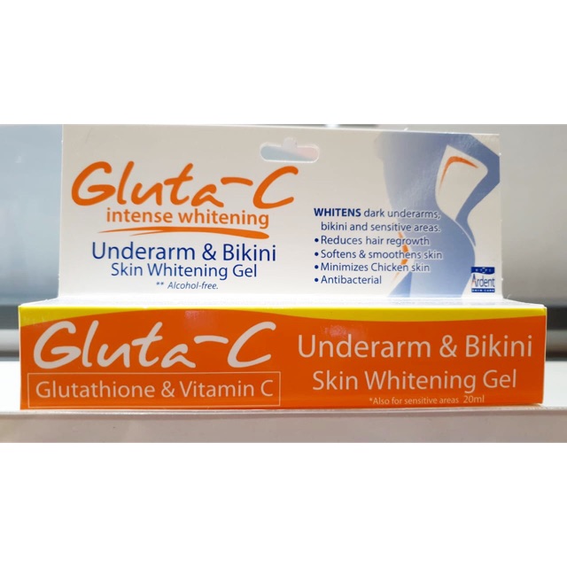 Jual Gluta C Gluta C Underarm Bikini Skin Whitening Gel Gr Shopee