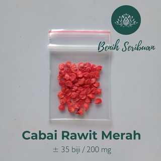 Jual 35 Biji Benih Cabe Rawit Setan Cabai Merah Sigantung Bibit Sayuran