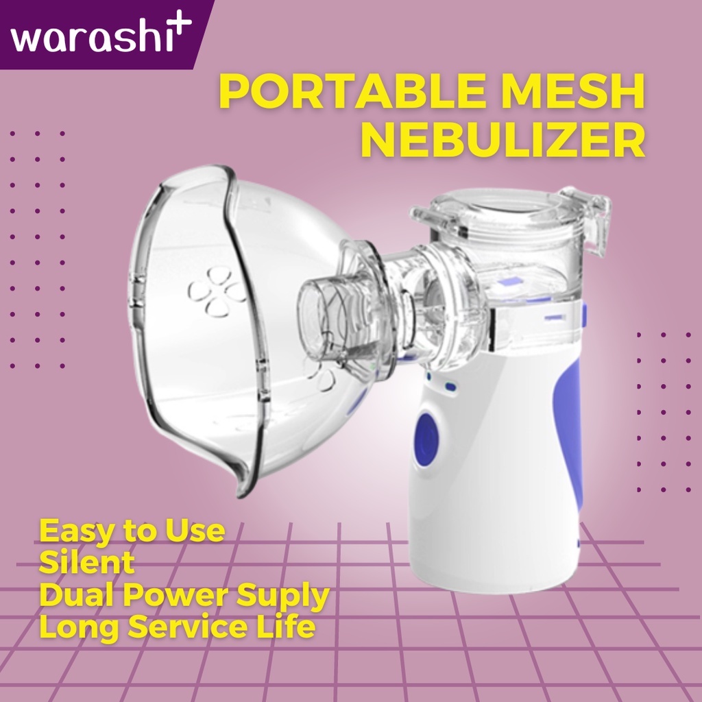 Jual Mini Portable Mesh Nebulizer Murah Alat Terapi Bantu Pernapasan