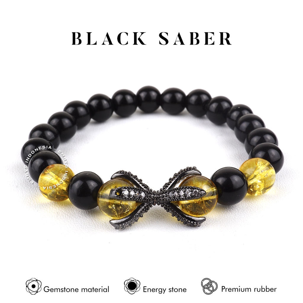 Jual Emrys Saber Bracelet Real Stone Gelang Batu Pria Wanita Shopee