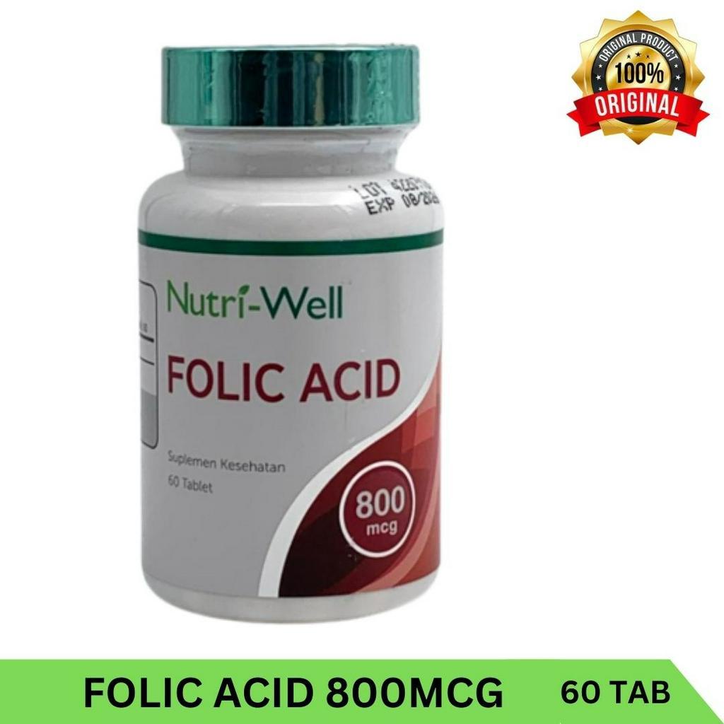 Jual Nutriwell Folic Acid Mcg Tablets Vitamin Asam Folat Promil