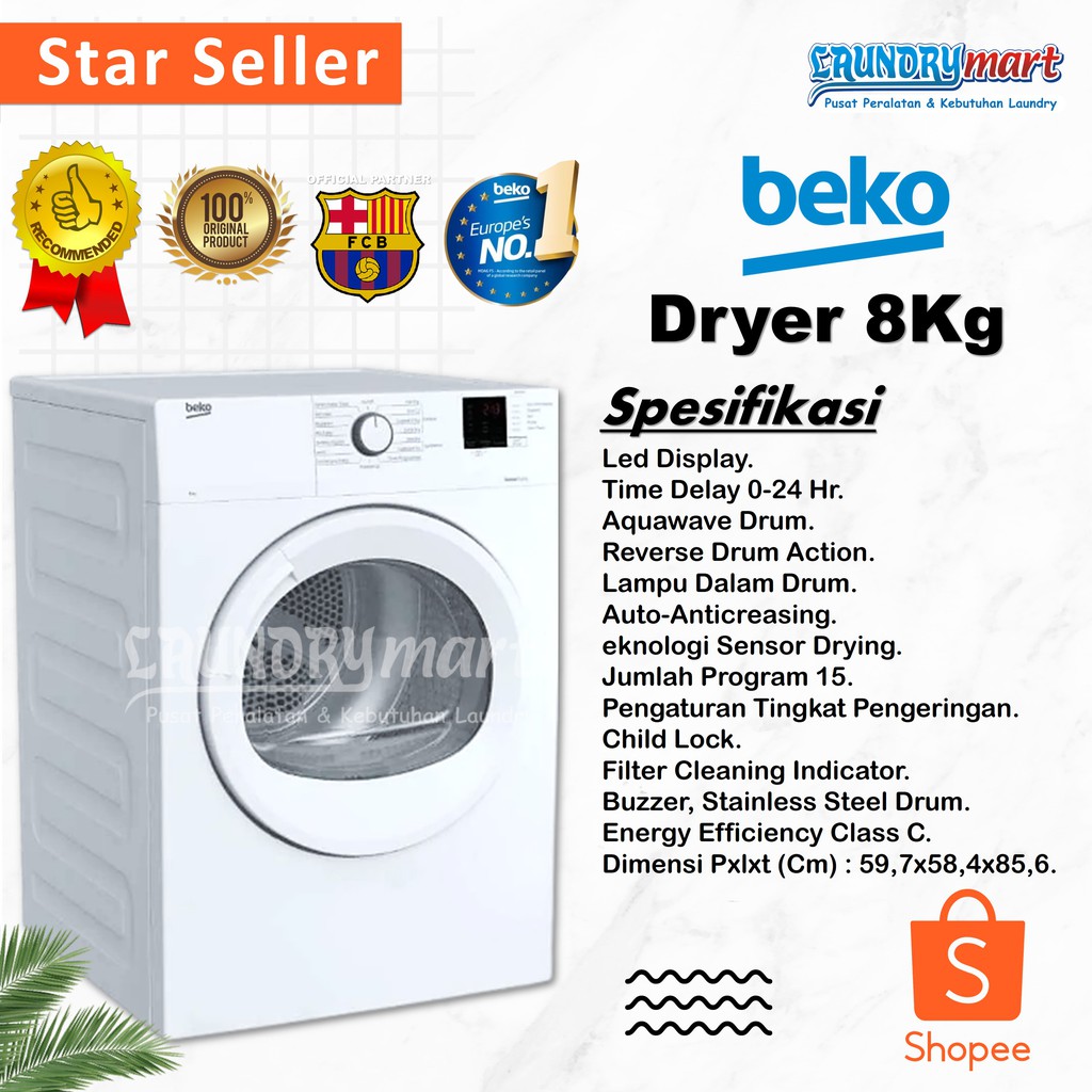 Jual BEKO DRYER MESIN PENGERING MESIN PENGERING LAUNDRY KONVERSI