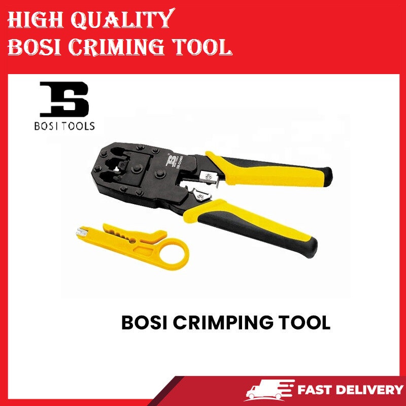 Jual CRIMPING TOOL KIT BOSI TANG KRIMPING RJ45 CAT5e Dan CAT6e