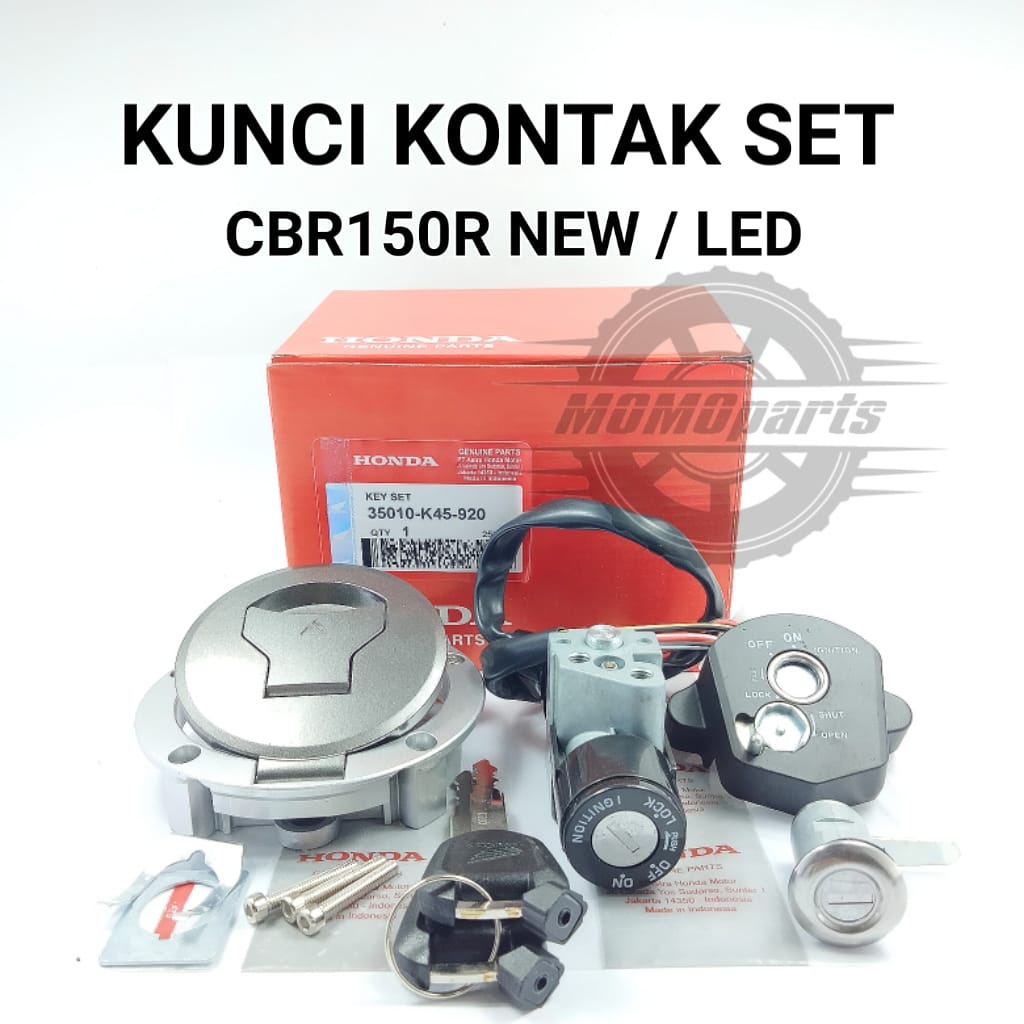 Jual ORIGINAL KUNCI KONTAK 1 SET JOK DAN TUTUP TANGKI HONDA CBR150R NEW