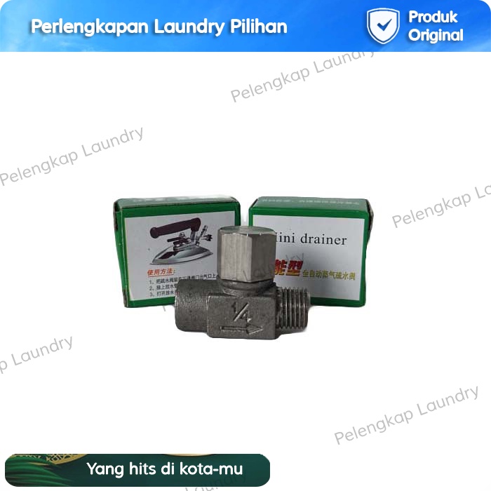 Jual Steam Trap Laundry Setrika Uap Boiler Laundry Mini Drainer Set