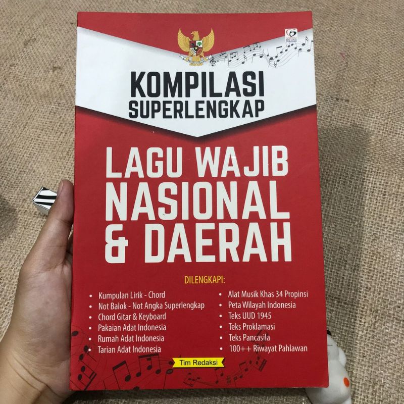 Jual Buku Chord Not Balok Musik Kompilasi Super Lengkap Lagu Wajib