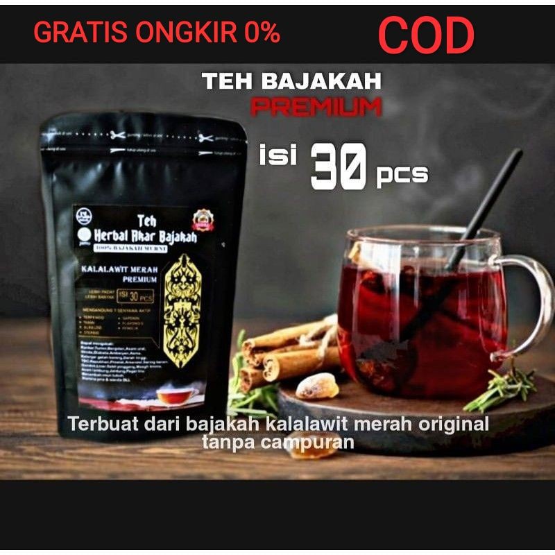 Jual Teh Herbal Bajakah Kalalawit Merah Black Premium Obat Kanker Tumor