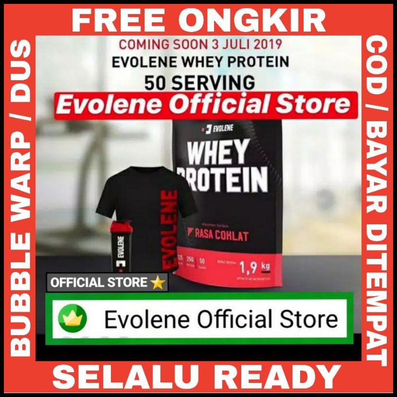 Jual Evolene Evo Whey Protein 50 Sachet Evowhey Susu Gym Protein 50