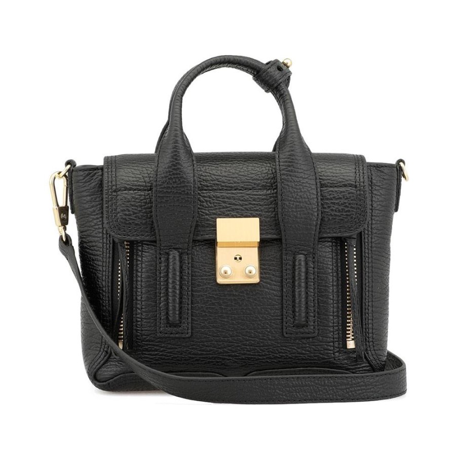 Jual Phillip Lim Mini Pashli Satchel Black Ghw Black Shopee Indonesia