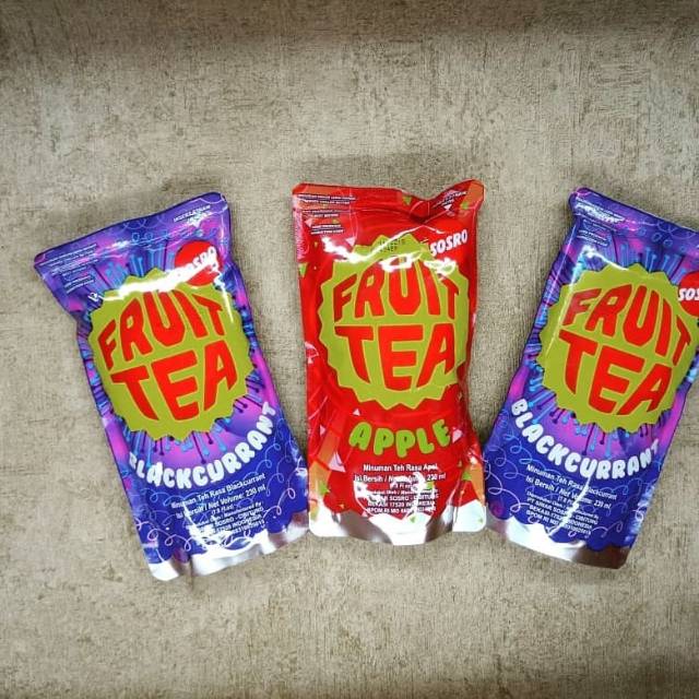 Jual FRUIT TEA POUCH 230ML Shopee Indonesia