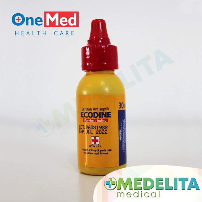 Jual Povidone Iodine Ecodine 30 Ml ONEMED Shopee Indonesia