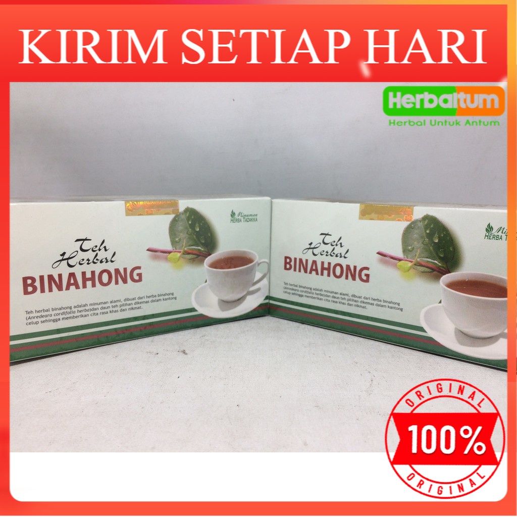 Jual Teh Celup Daun Binahong Teh Binahong Isi 20 Kantong Shopee