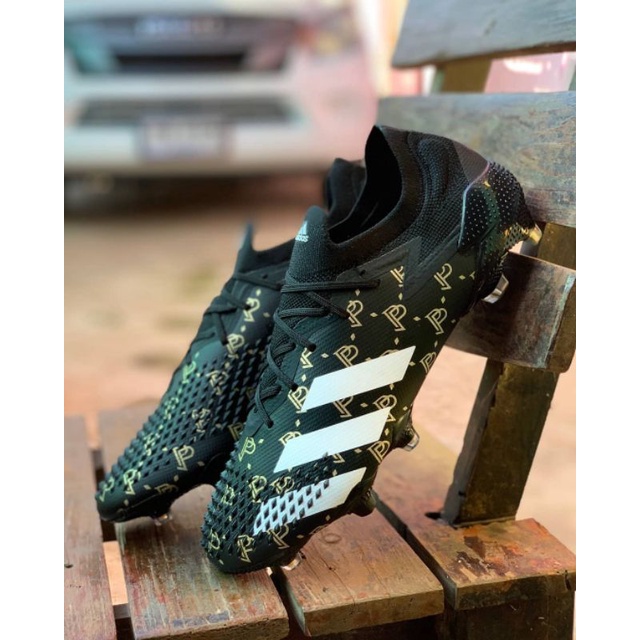 Jual Sepatu Bola Adidas Predator Mutator Low Pogba Black White Fg