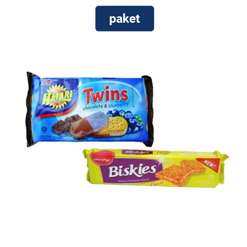 Jual Hatari Biskuit Twins Cokelat Blueberry Gr Biskies Sandwich