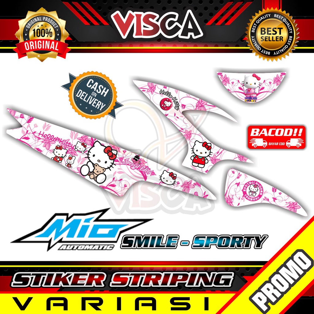 Jual Striping Mio Sporty Smile Stiker Sticker Striping Variasi Lis