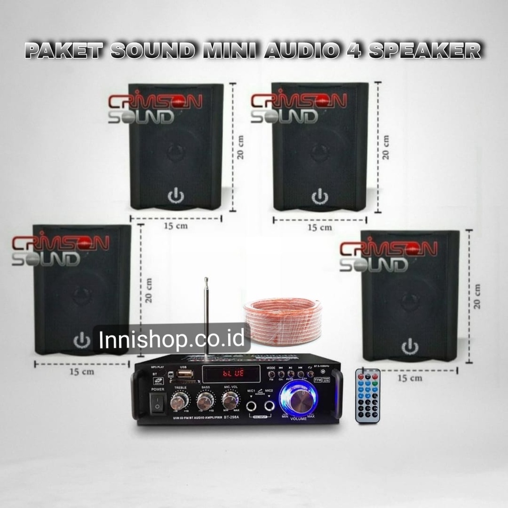 Jual Paket Soundsystem Mini Speaker Paket Sound System Cafe Speaker