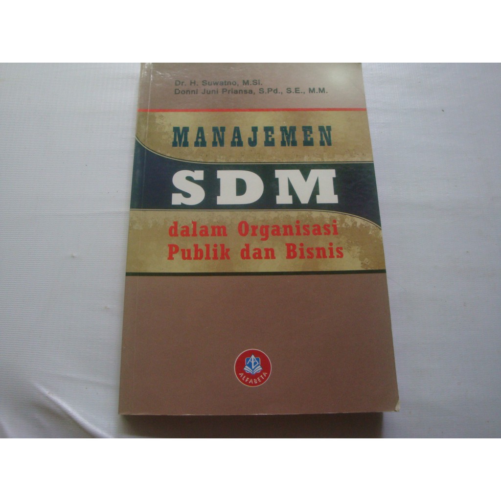 Jual Manajemen SDM Dalam Organisasi Publik Dan Bisnis Shopee Indonesia