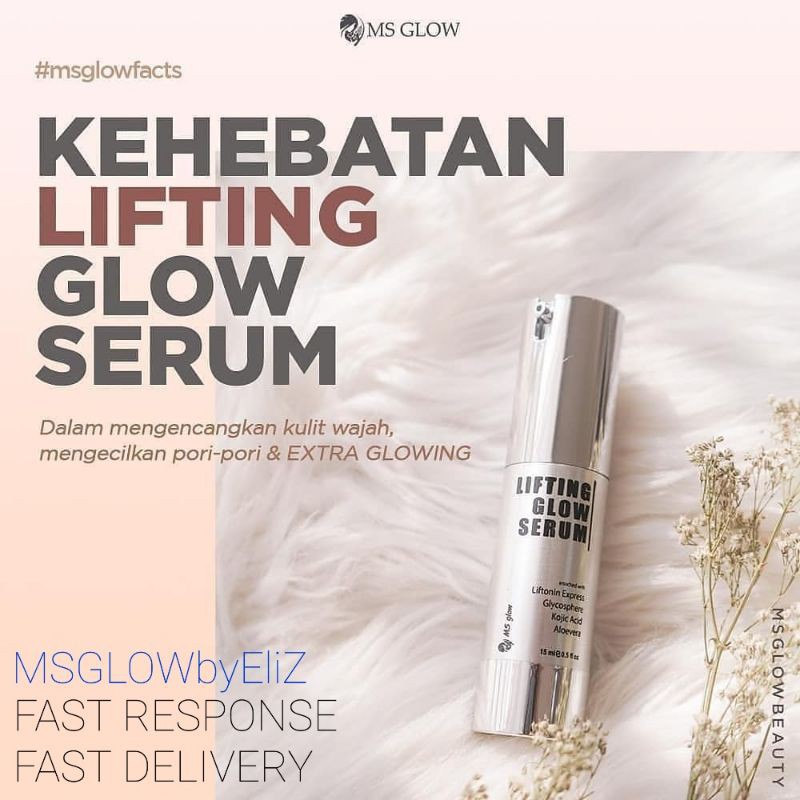 Jual SERUM WHITENING LIFTING MS GLOW Exp 2024 Shopee Indonesia