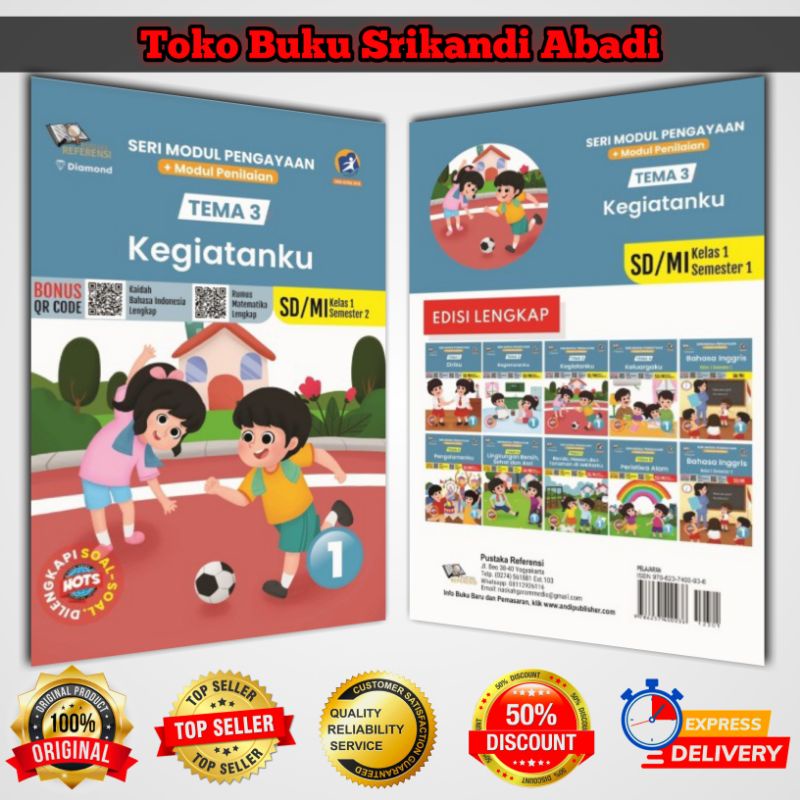 Jual Seri Modul Penilaian Dan Pengayaan Tema Kegiatanku Kelas