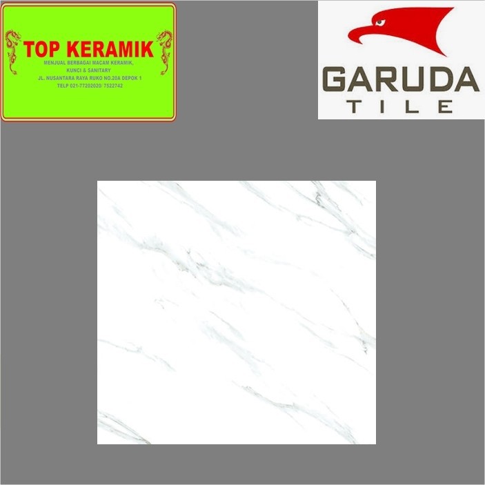 Jual Granit Lantai Garuda 60x60 GS69M05W Chiaro Kw 1 Shopee Indonesia