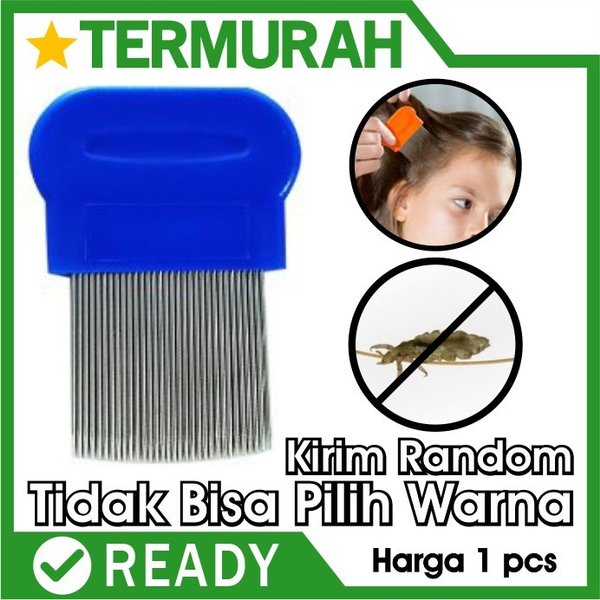 Jual Sisir Kutu BESi Serit Telur Anti Ketombe Logam Rapat Stainless