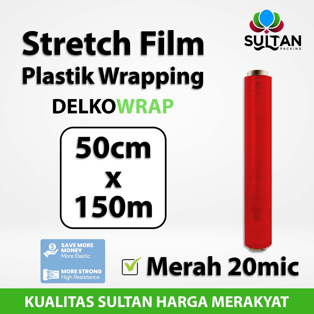 Jual Stretch Film Cm X M Plastik Wrapping Delko Wrap Termurah