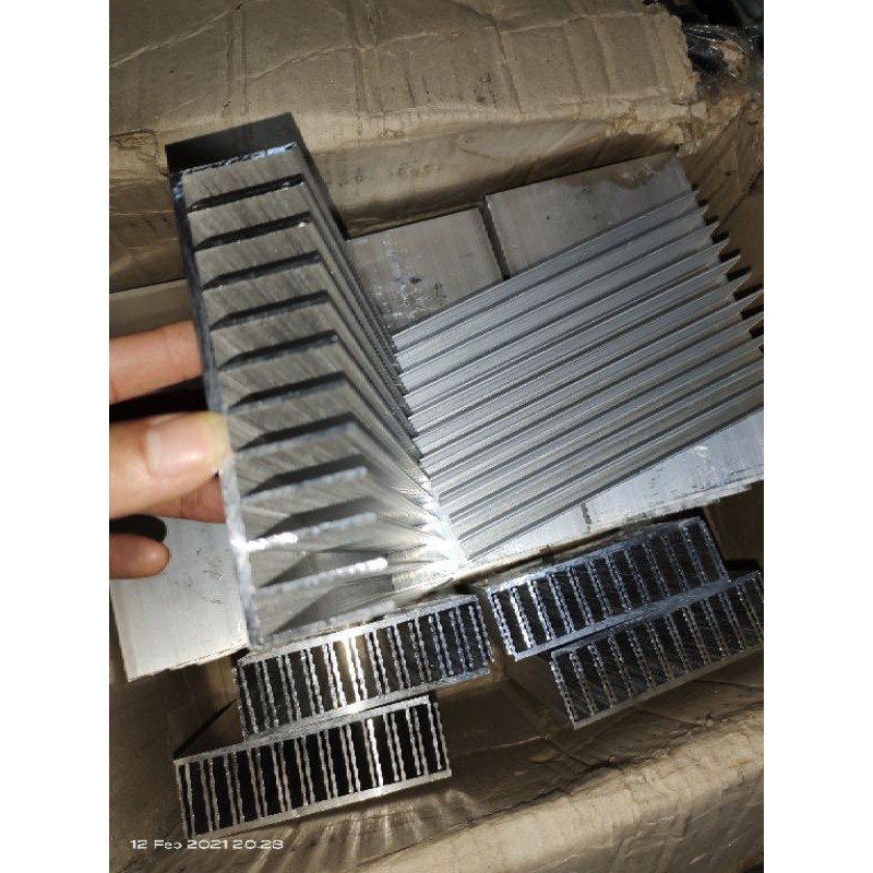 Jual Pendingin Heatsink 12 Sirip 20cm Tebal 4 Mm Shopee Indonesia