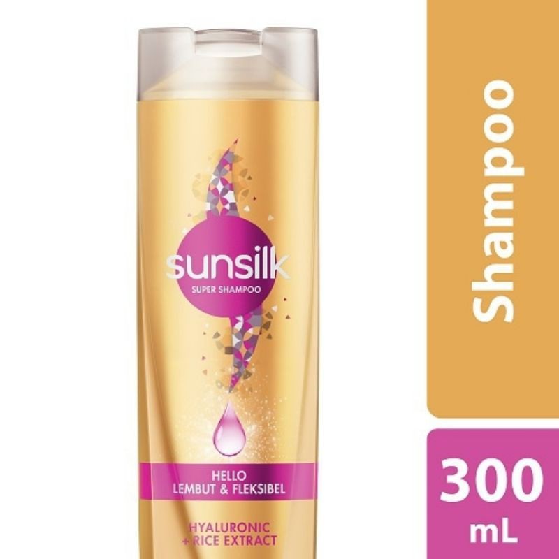 Jual Sunsilk Super Shampoo Hello Lembut Fleksibel 300ml Shopee