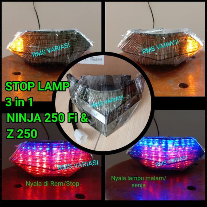 Jual Stop Lamp Ninja Fi Injeksi Z Nyala Led In Shopee