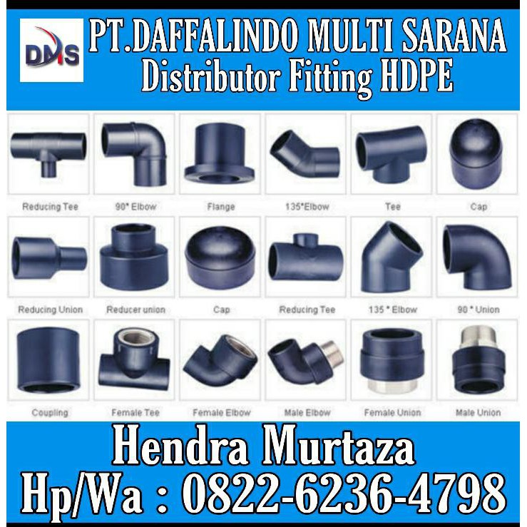 Jual Fitting Hdpe Aksesoris Hdpe Sparepart HDPE Mesin Hdpe Fitting Hdpe