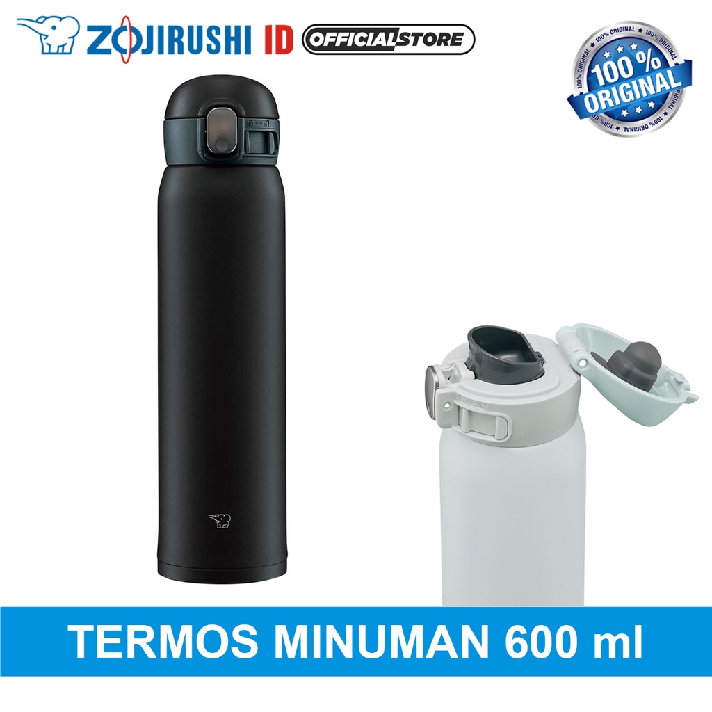 Jual Zojirushi Sm Wa Ba Vacuum Mug Botol Minum Termos Ml Black