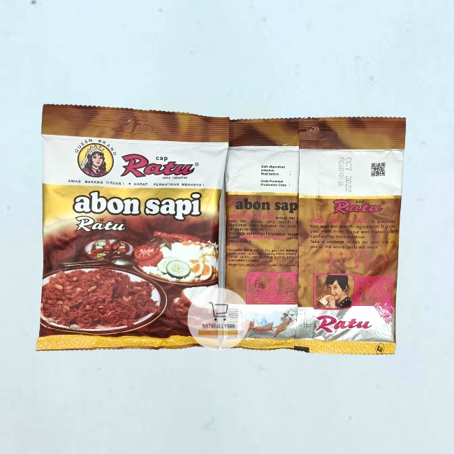 Jual Abon Sapi Original Cap Ratu 90gram Asli Queen Brand Meat Floss