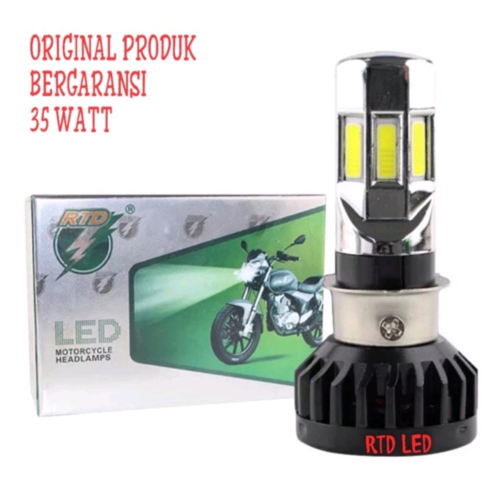 Jual Lampu Utama Rtd Led 6 Sisi M02E Ac Dc Lampu Depan Motor 6 Sisi