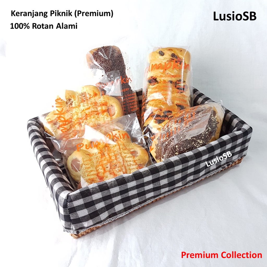 Jual LusioSB Keranjang Piknik Keranjang Serbaguna Keranjang Roti